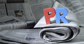 Word PR on newspaper